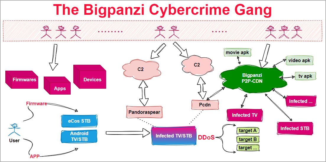 Bigpanzi infiltration diagram